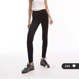 Topshop Jamie Black Skinny Jean